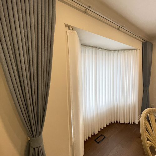 fabric curtains - rail rapery - 02